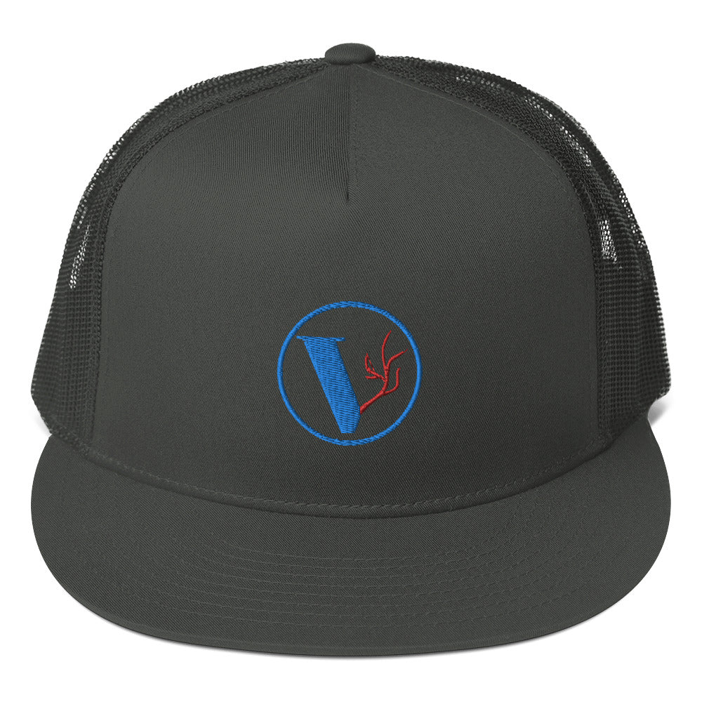 SWAG Mesh Snapback Trucker Hat (blue)